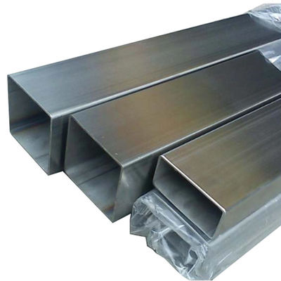 Verarbeitete dekorative Quadratrohrröhren aus Edelstahl Ss 316 Ss 304 Ss 201 400er Serie